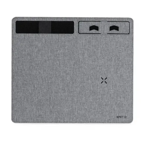 Afombrilla inalámbrica 15W con soporte para smartphone ref 20860 - Gris