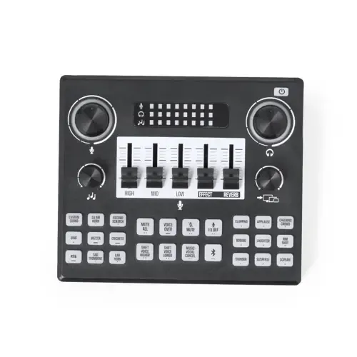 Mesa de mezclas con control total y conexión Bluetooth ref 20864 - Negro
