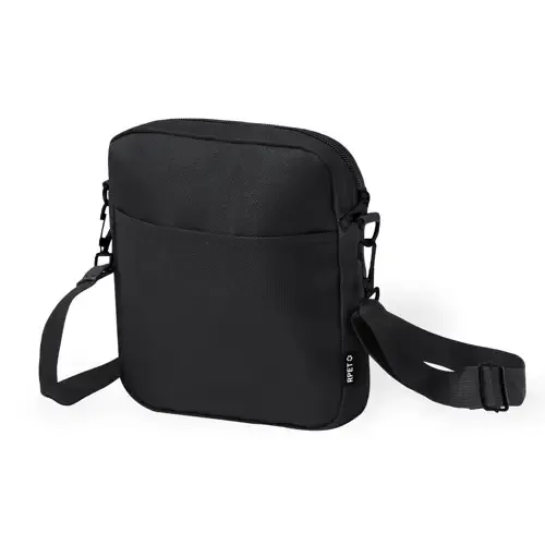 Bandolera RPET con bolsillo central y cinta ajustable ref 20896