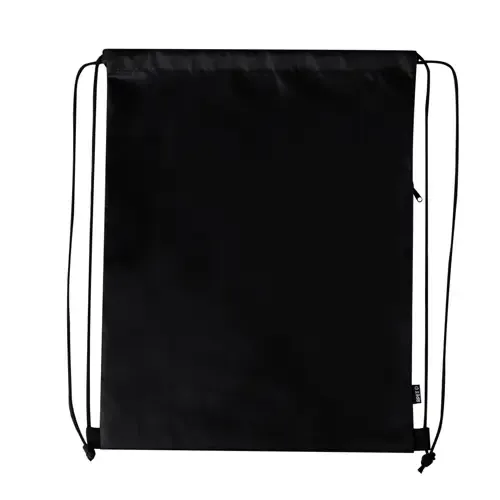 Mochila de cuerdas RPET con bolsillo lateral con cremallera ref 20904 - 04