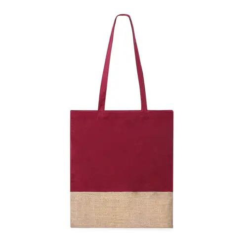 Bolsa de algodón y yute con asas confortables ref 20909