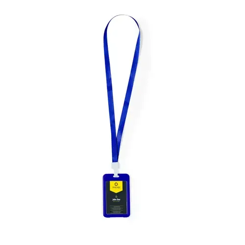 Lanyard identificador suave con portatarjetas ref 20931 - 02