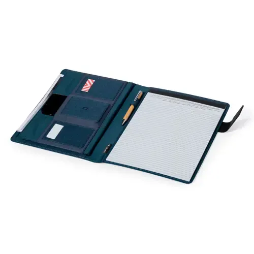 Carpeta RPET 600D con soporte para bolígrafos ref 20932 - 02