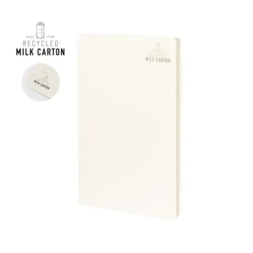 Libreta reciclada de cartón de leche con 60 hojas ref 20936 - 00