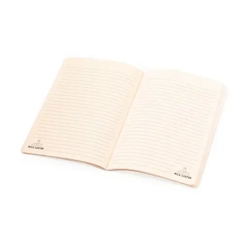 Libreta reciclada de cartón de leche con 60 hojas ref 20936 - 01