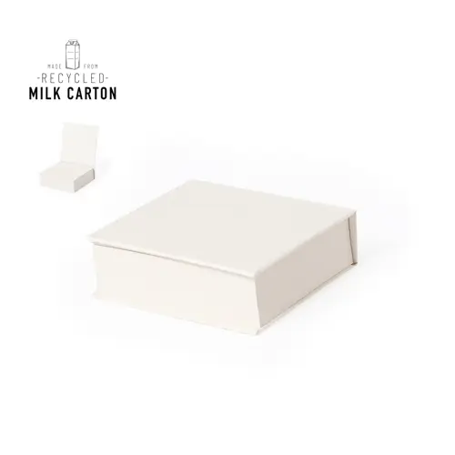 Portanotas reciclados de cartón de leche con 200 hojas ref 20937