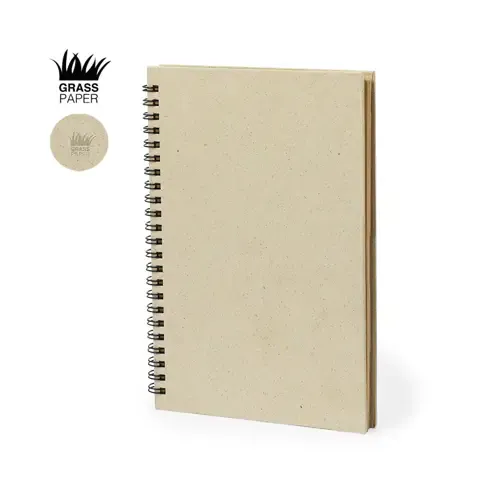 Libreta A5 de anillas dobles ecológica con tapas duras ref 20942 - 00