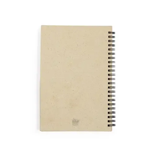 Libreta A5 de anillas dobles ecológica con tapas duras ref 20942 - 01