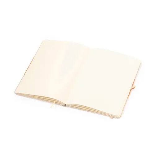 Bloc de notas de corcho y lino con 80 hojas lisas ref 20944