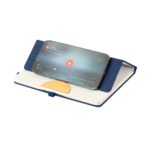 Bloc de notas RPET con soporte para smartphone y tablet ref 20954 - 02