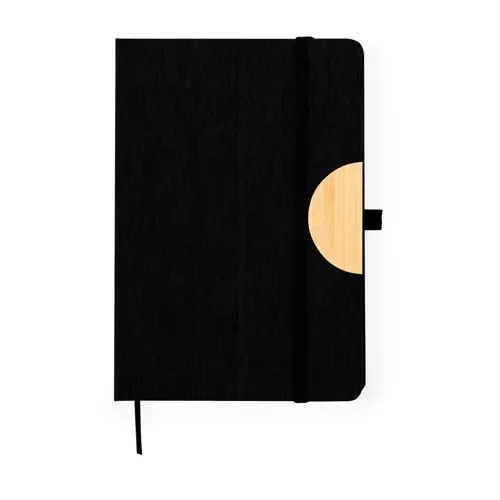 Bloc de notas RPET con soporte para smartphone y tablet ref 20954 - Negro