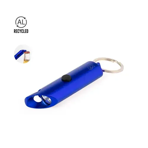 Llavero Abridor con 3 Luces LED en Aluminio Reciclado ref 20986 - 00