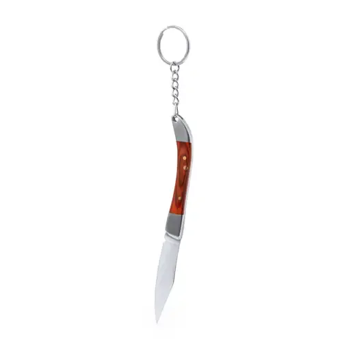 Llavero navaja acero inoxidable con empuñadura metálica ref 21010 - 03