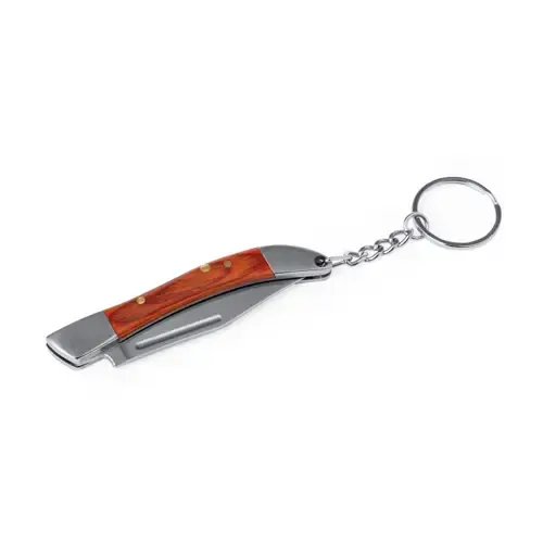 Llavero navaja acero inoxidable con empuñadura metálica ref 21010 - S C