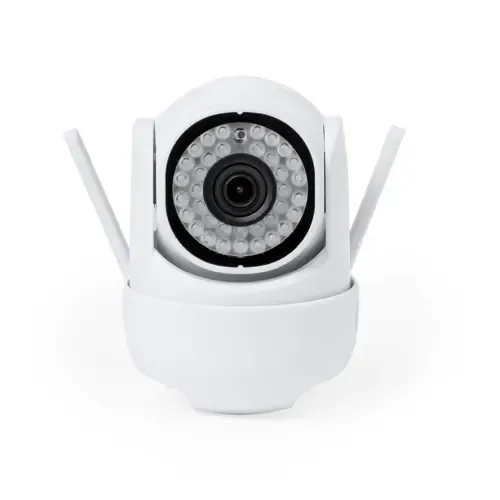 Cámara de seguridad inteligente HD 360 con control remoto ref 21014 - Blanco