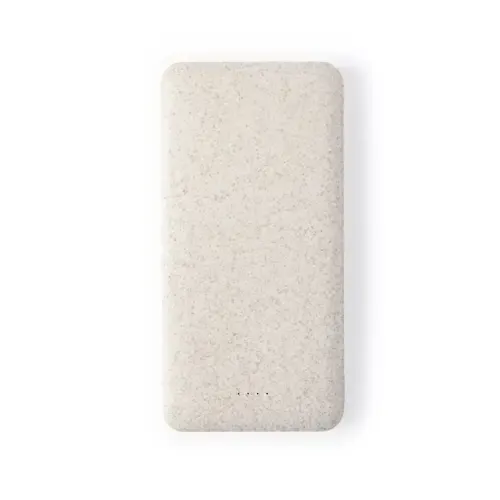 Batería auxiliar 20000 mAh con USB C y caña de trigo ref 21016 - Natural