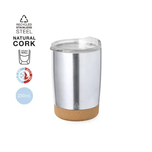Vaso de Acero Inox Reciclado con Doble Pared ref 21026 - 00