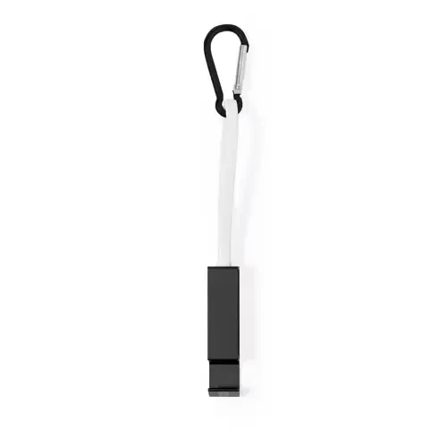 Cable Cargador Multifunción Aluminio Reciclado Portátil ref 21043 - Negro