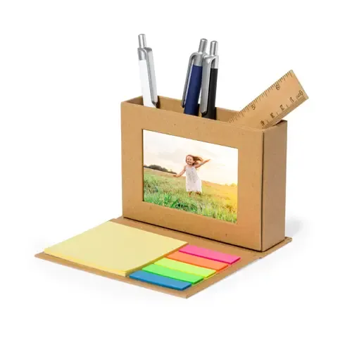 Lapicero multifunción plegable ecológico con notas adhesivas ref 21061 - 01