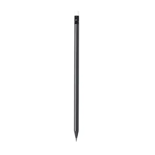 Lápiz negro elegante con goma práctica ref 21088 - Blanco