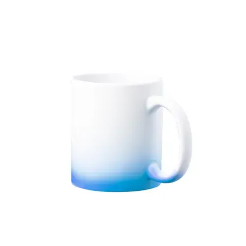 Taza de cerámica para sublimación acabado mate ref 21092 - Azul