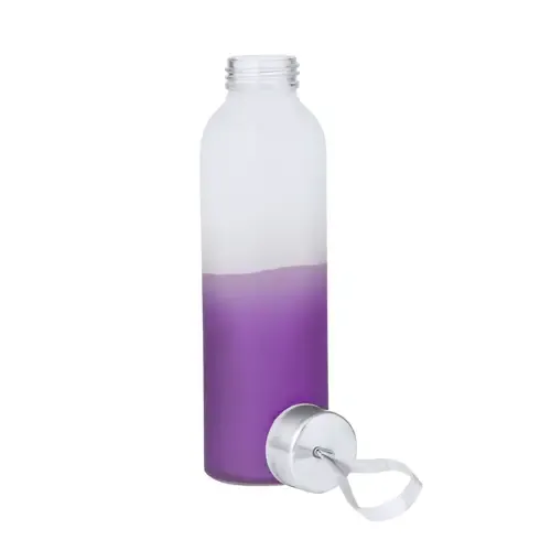 Bidón de cristal y acero inox con diseño degradado ref 21101 - 02