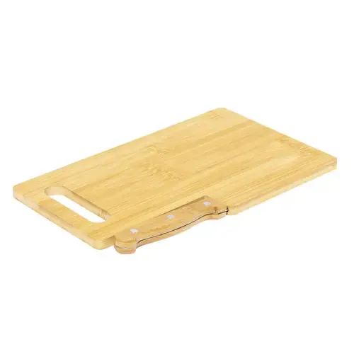 Tabla de cocina de bambú con cuchillo de sierra ref 21104 - 02