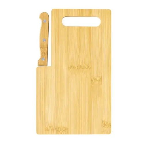 Tabla de cocina de bambú con cuchillo de sierra ref 21104 - 03