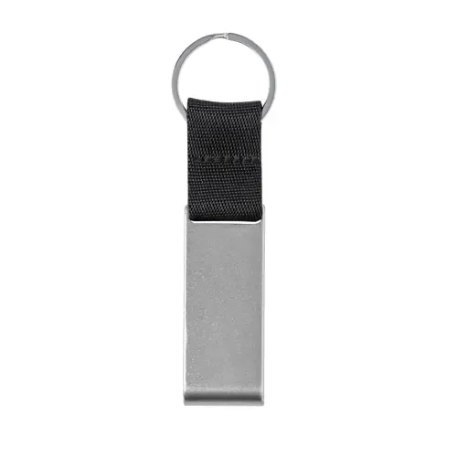 Llavero soporte en Aluminio Reciclado para smartphone ref 21124 - Plateado