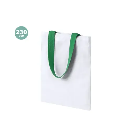 Bolsa de canvas blanca con asas reforzadas ref 21132 - 00