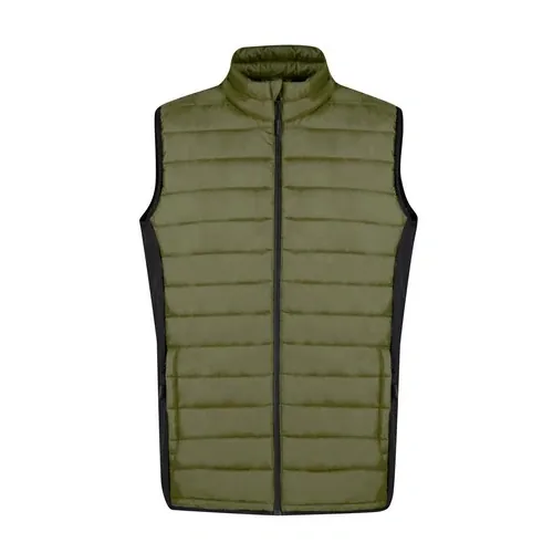 Chaleco Resistente al Viento y Agua con Interior Acolchado ref 21146 - Verde Militar