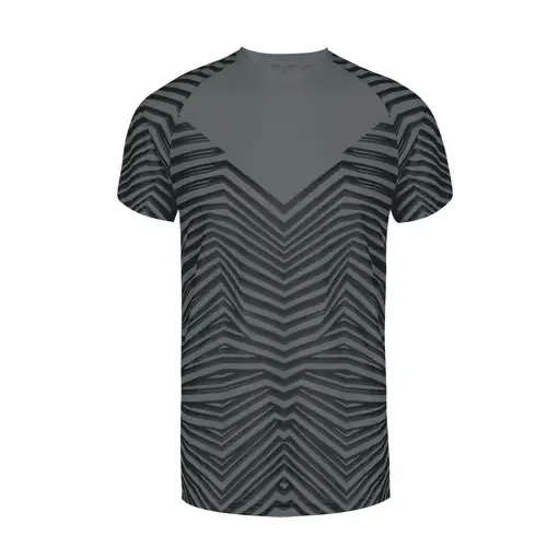 Camiseta técnica transpirable con estampado innovador ref 21150 - Negro