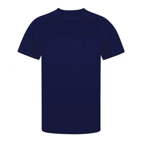 Camiseta técnica unisex transpirable con diseño a rayas ref 21155 - Marino