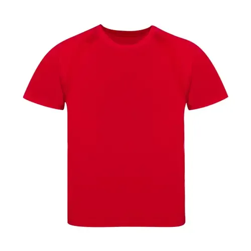 Camiseta técnica niño transpirable con manga ranglán ref 21159 - Rojo