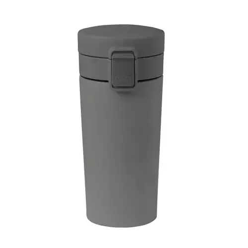 Vaso térmico acero inox con tapa a rosca ref 21172 - Gris