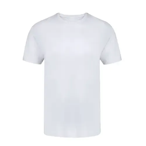 Camiseta de algodón suave sin costuras ref 21178 - Blanco