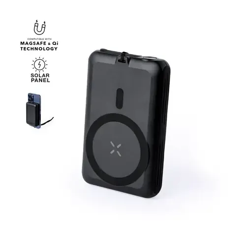 Batería solar magnética 5000 mAh con carga inalámbrica ref 21195 - 00