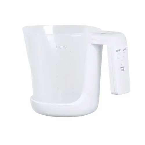 Báscula con jarra medidora y función de tara ref 21235 - Blanco