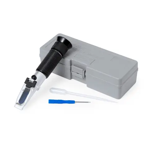 Refractómetro manual portátil para control de grados Brix ref 21242