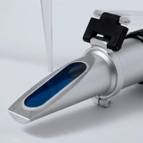 Refractómetro manual portátil para control de grados Brix ref 21242