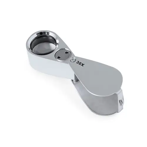 Lupa plegable 30x con luces LED para detalles precisos ref 21252