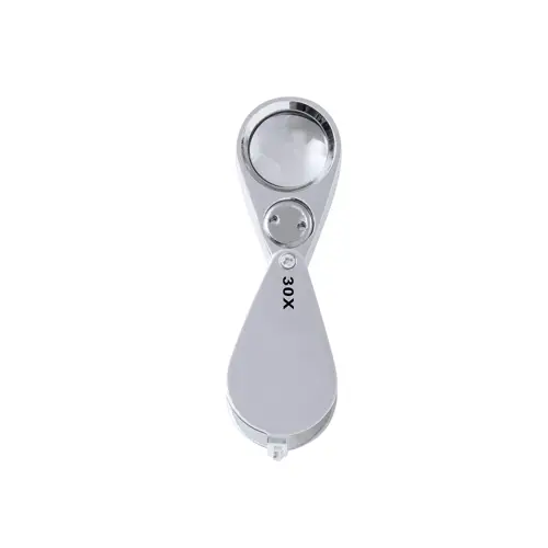 Lupa plegable 30x con luces LED para detalles precisos ref 21252