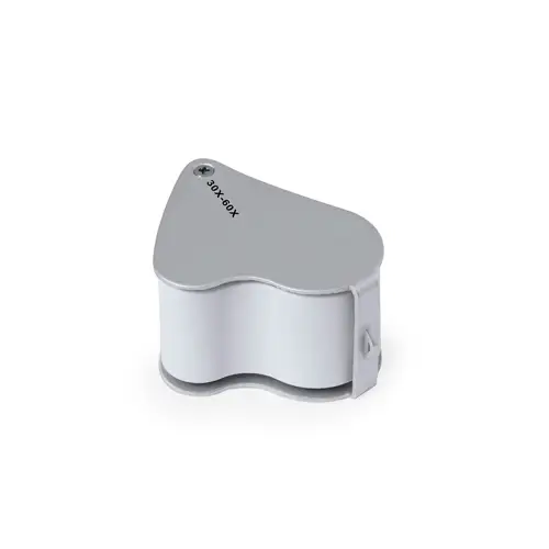 Lupa plegable doble con aumento 30x y 60x ref 21254