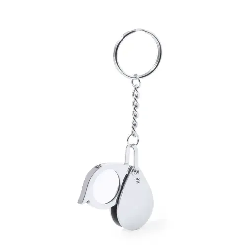 Llavero lupa plegable aumento 8x fácil de transportar ref 21257 - 01