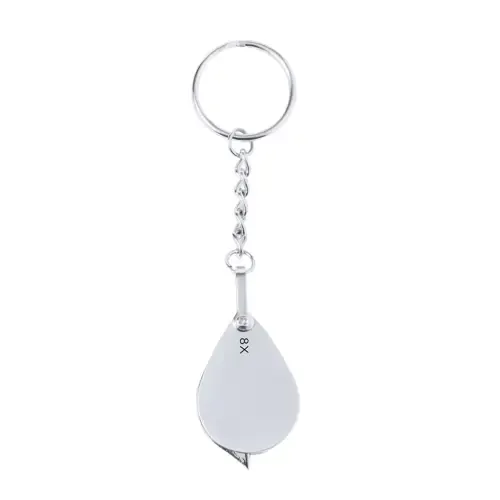 Llavero lupa plegable aumento 8x fácil de transportar ref 21257 - 03