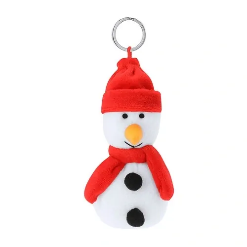 Llaveros peluche navideños suaves y divertidos ref 21263 - Muneco Nieve
