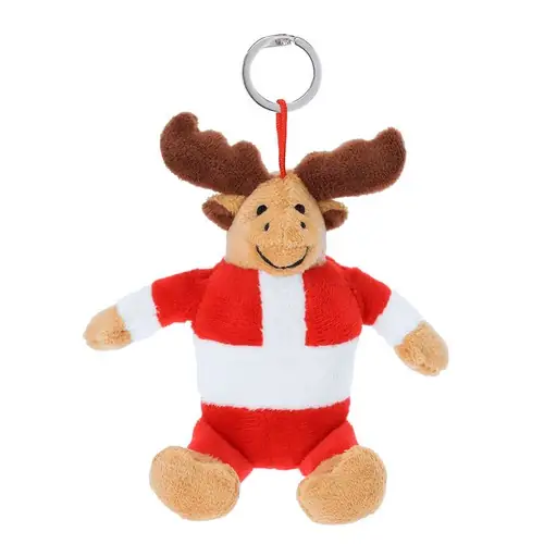 Llaveros peluche navideños suaves y divertidos ref 21263 - Reno
