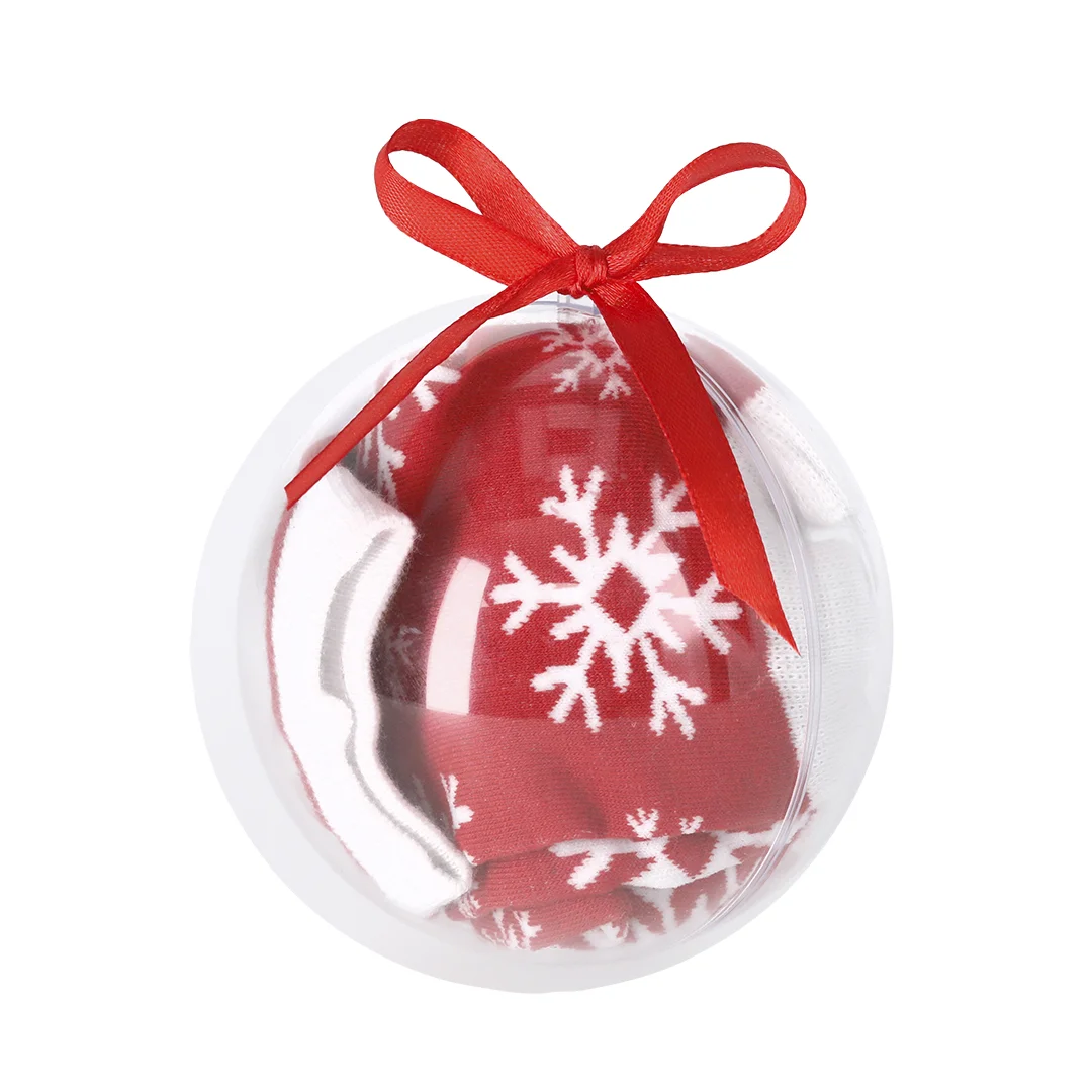 Calcetines navideños suaves en bola de navidad ref 21276 - 00