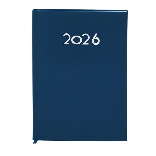 Agenda B5 con diseño página día y marcapáginas tela ref 21288