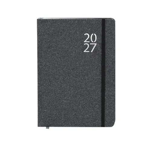 Agenda A5 Ecológica con Diseño Día y Caja Presentación ref 21292 - Negro